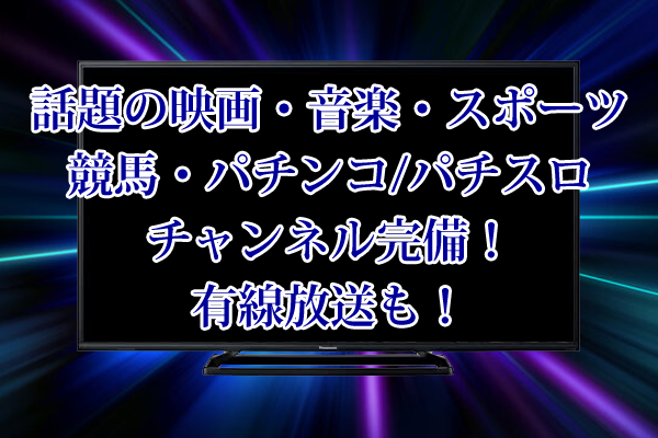 WOWOW・BS完備